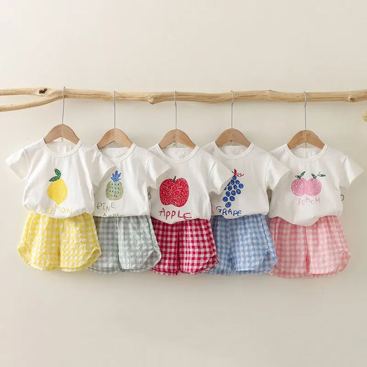 Fruit & Gingham Cotton Sets