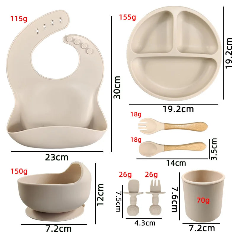 Silicone Feeding Set