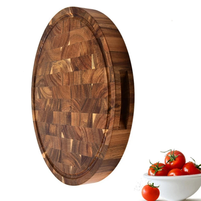 Round Acacia Cutting Board