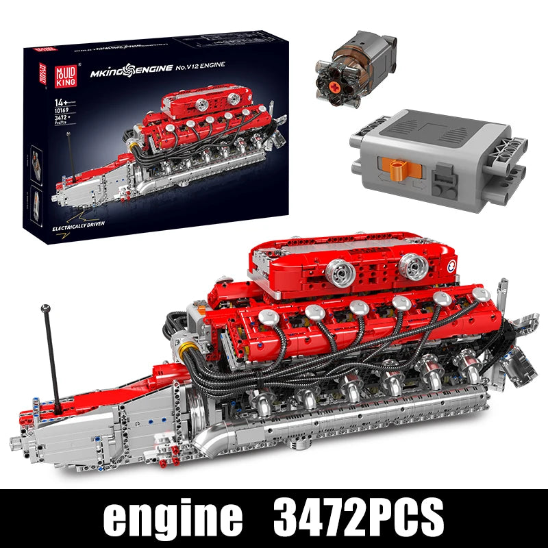 Technic Auto V12 Engine Model