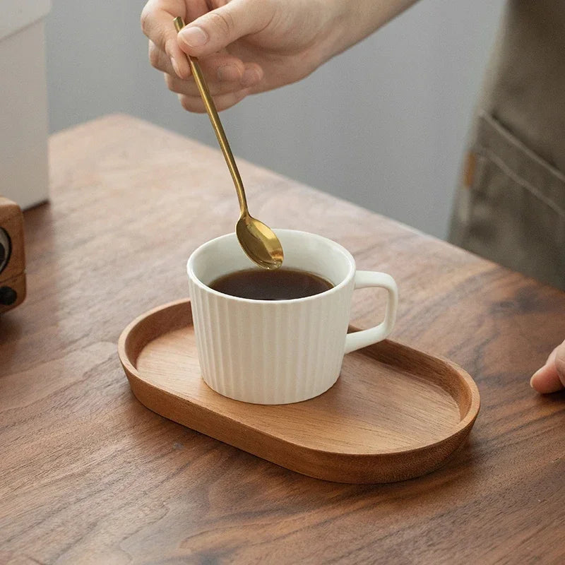 Oval Wooden Serving Tray