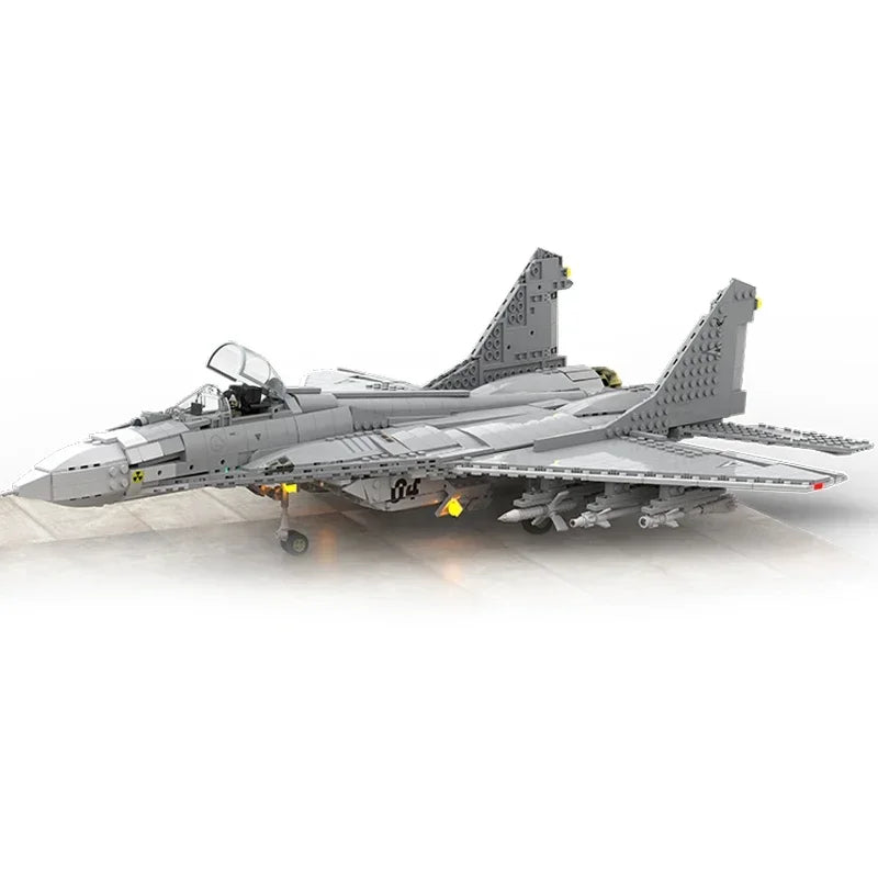 Building Blocks Military Model MIG-29 Fighter Jet