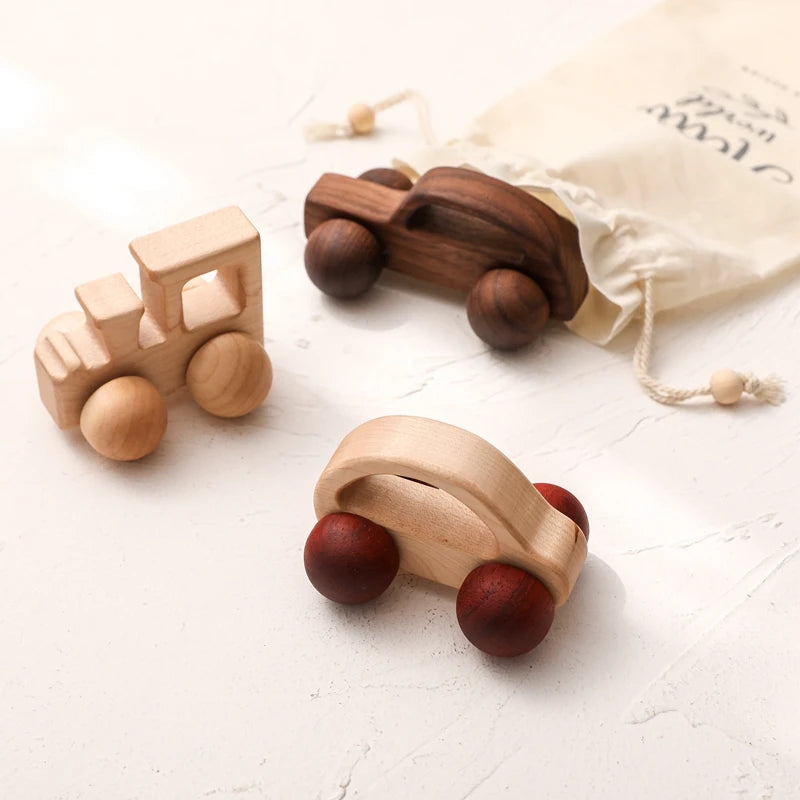 Beech Wood Car Set