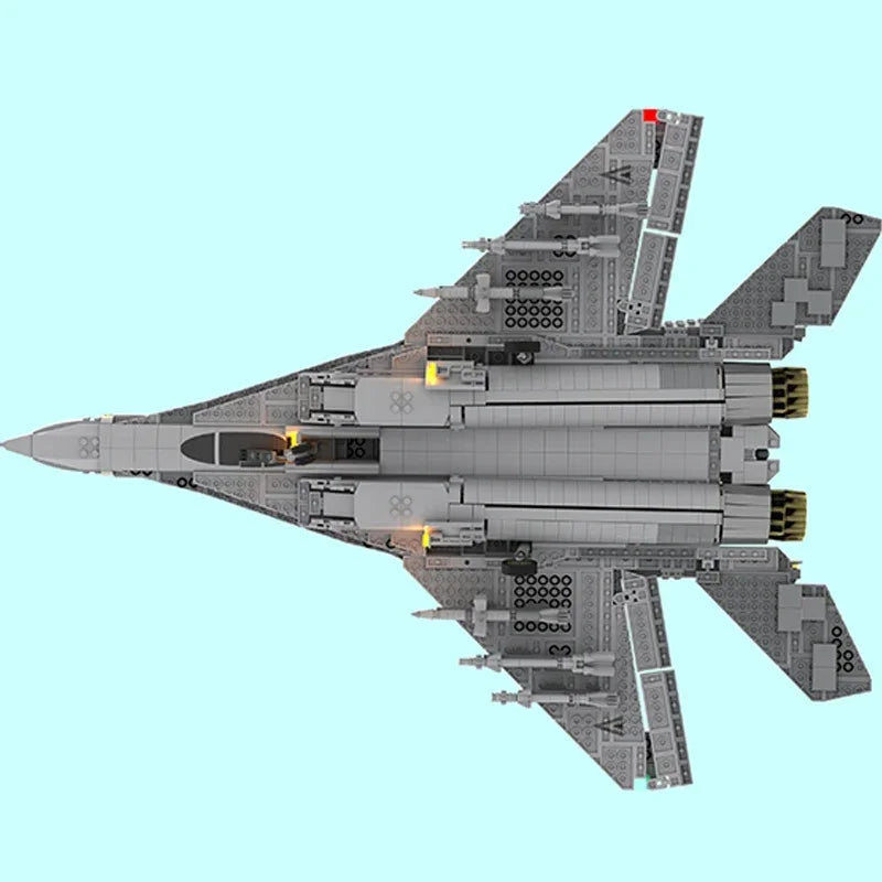 Building Blocks Military Model MIG-29 Fighter Jet