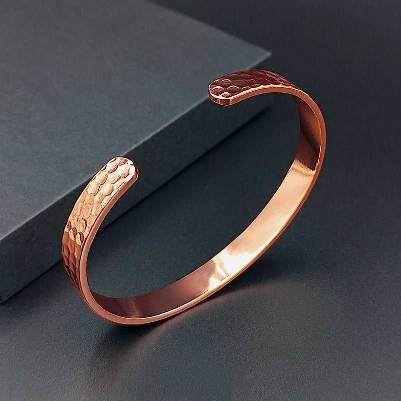 Copper Bracelet - Hammered finish