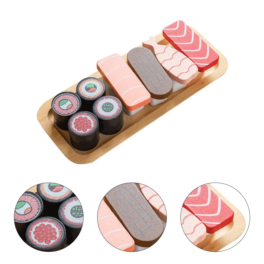 Wood Sushi Set