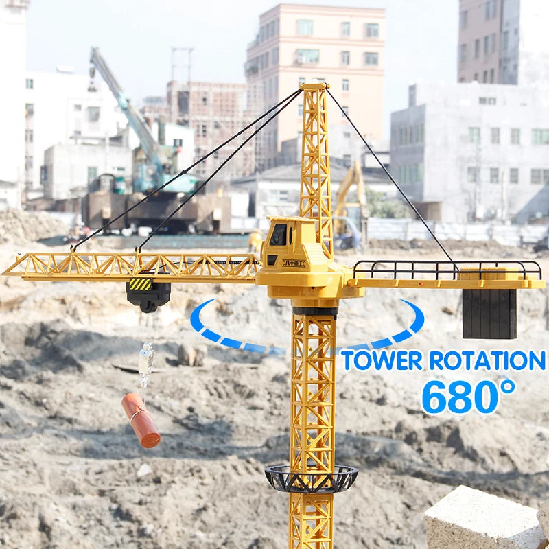 128CM Remote Control Excavator Tower Crane