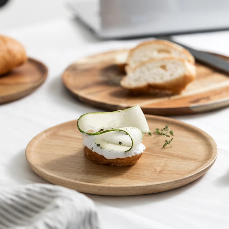 Round Acacia Platter