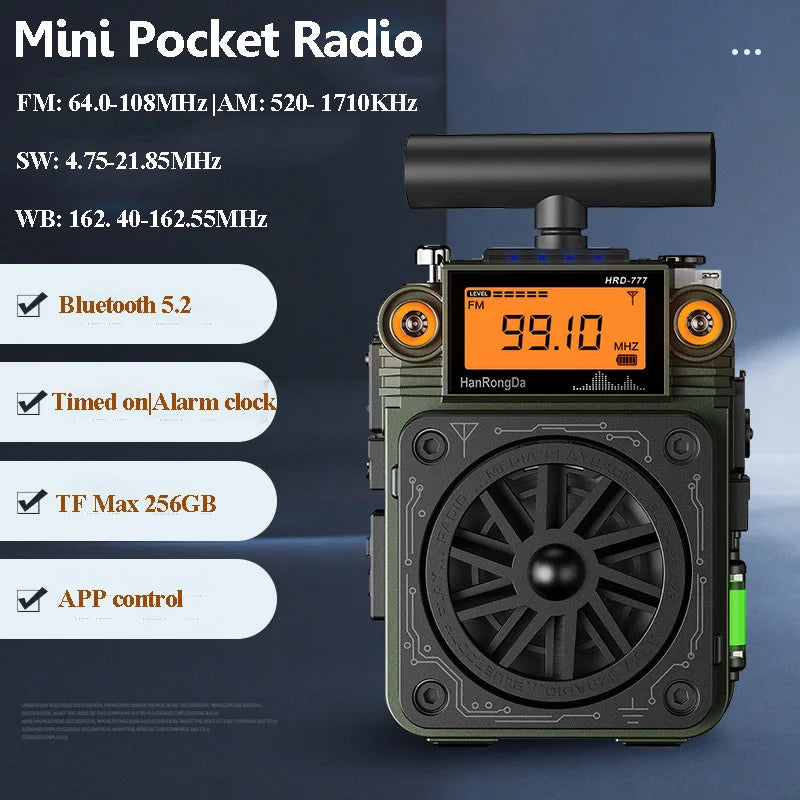 Mini Pocket Worldband Radio