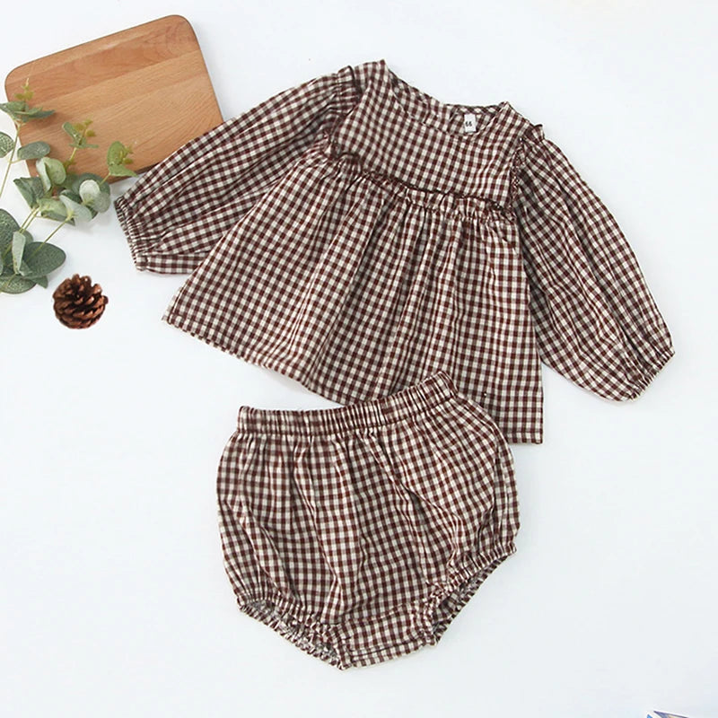 Organic Gingham Set