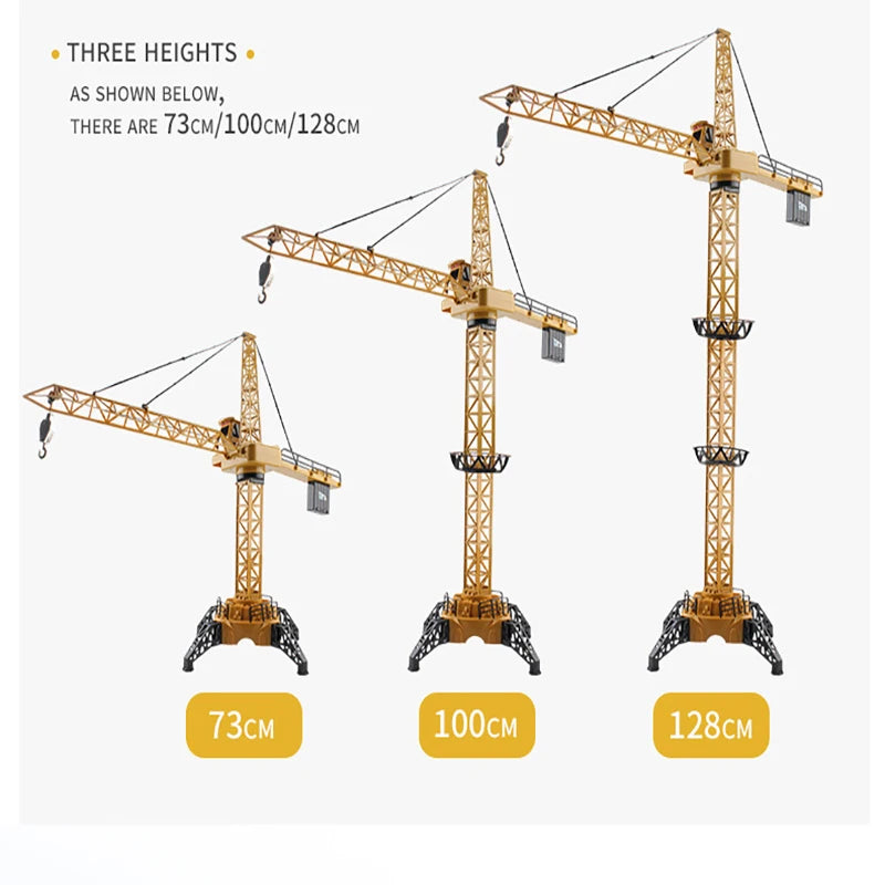 128CM Remote Control Excavator Tower Crane