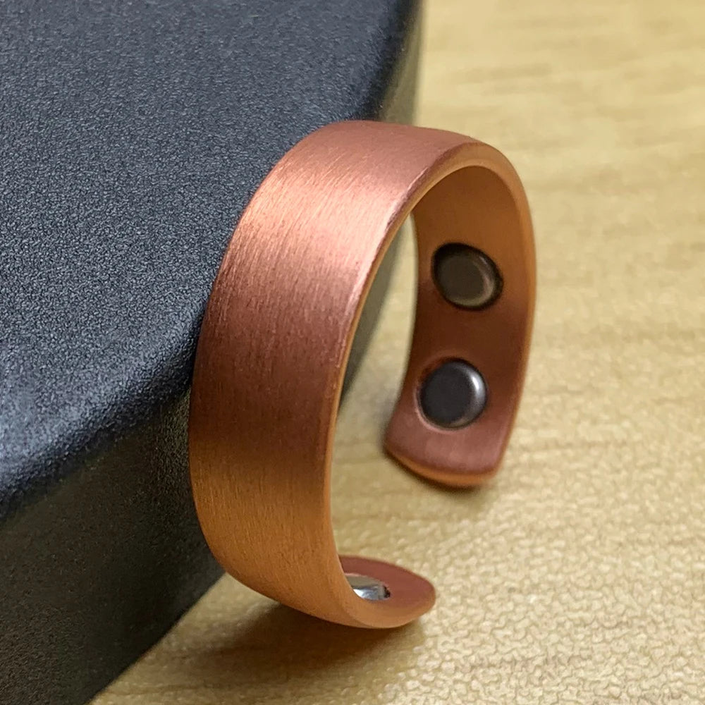 Unisex Copper Ring-Magnetic