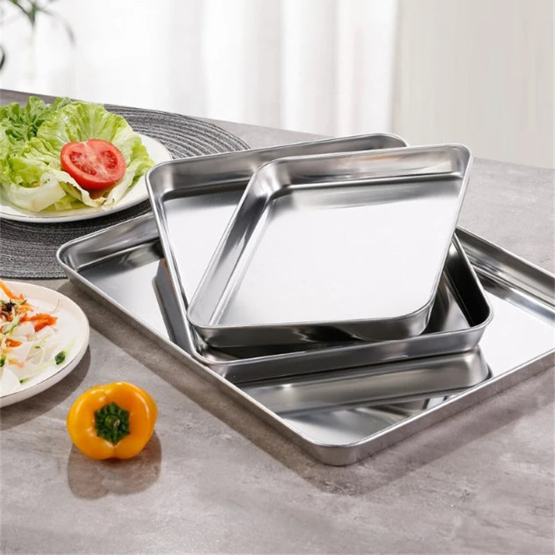 Rectangle Stainless Steel Trays