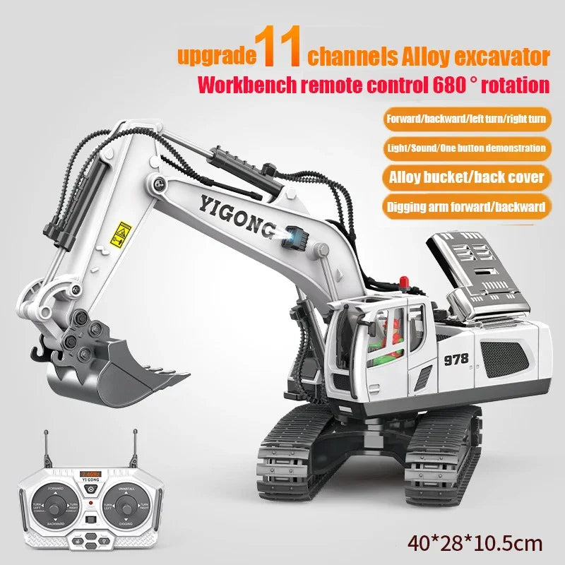 RC Alloy Remote Control Excavator