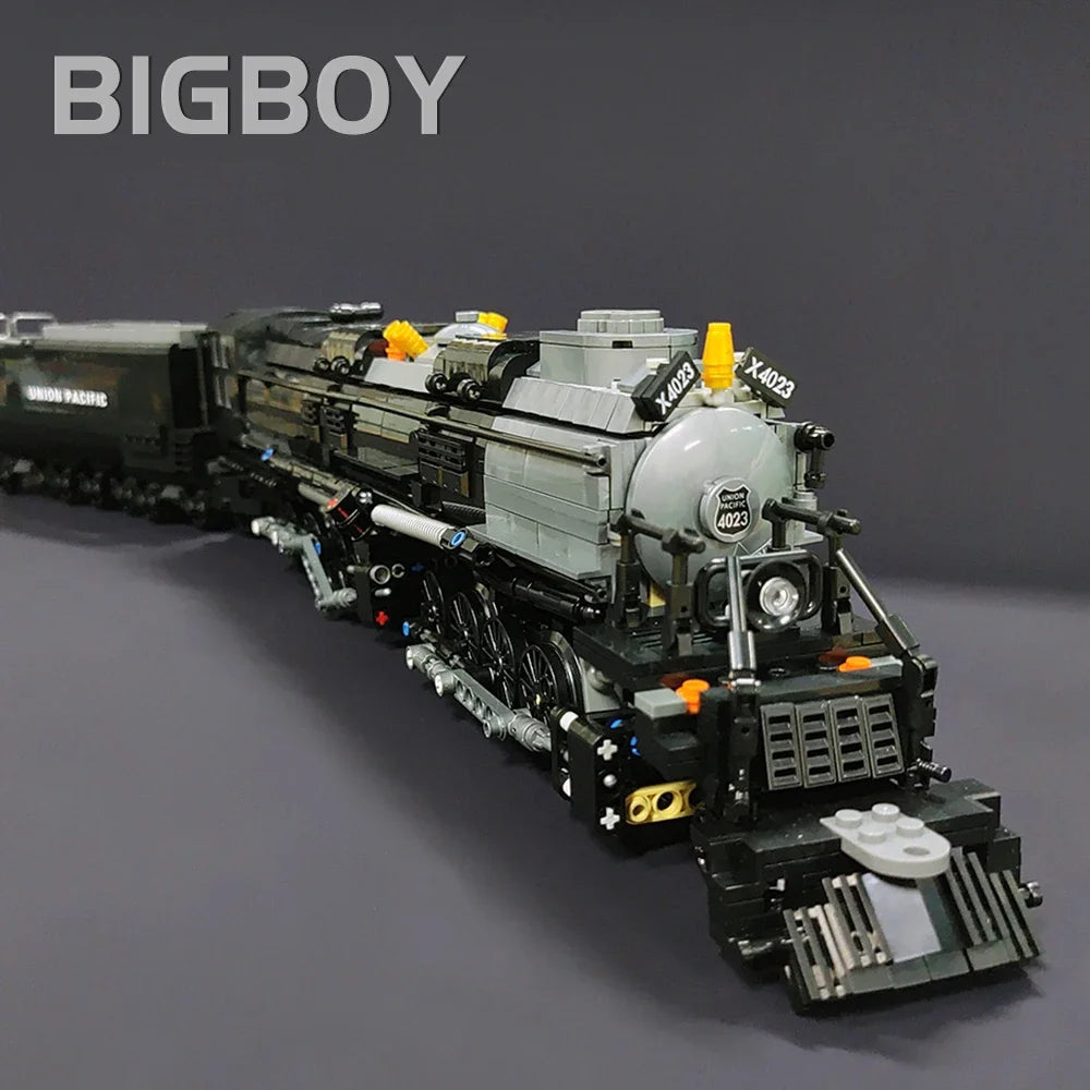 Buildings Blocks Big Boy Steam Locomotive