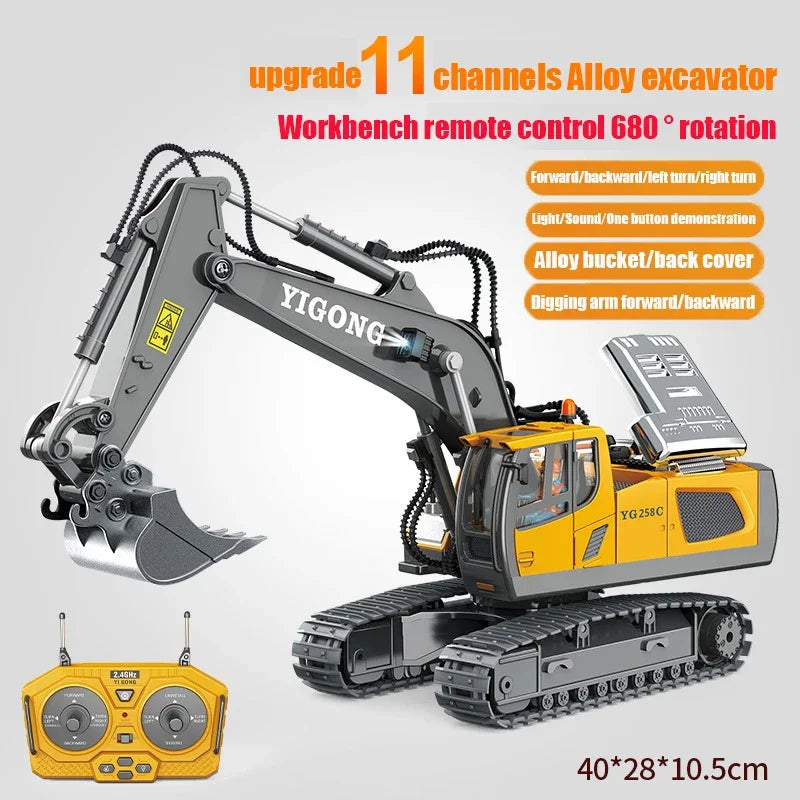 RC Alloy Remote Control Excavator