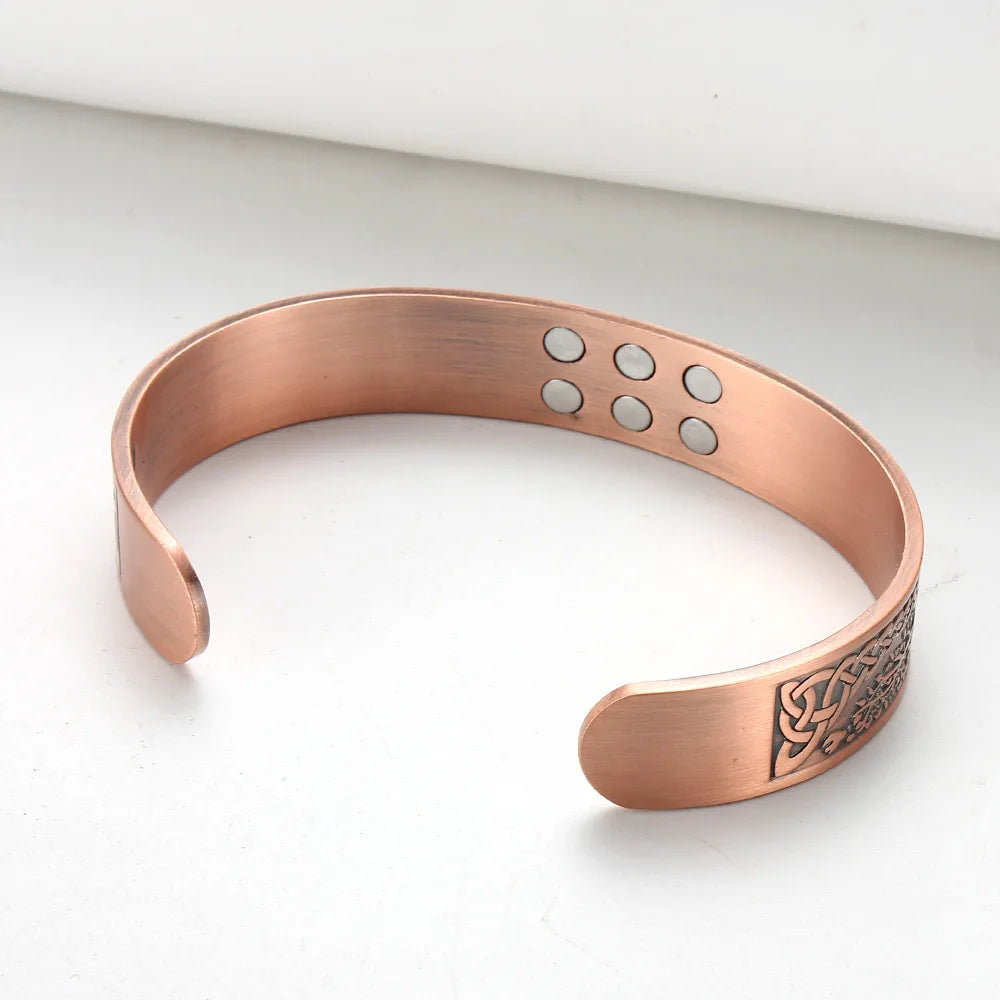 Wide Copper Bangle