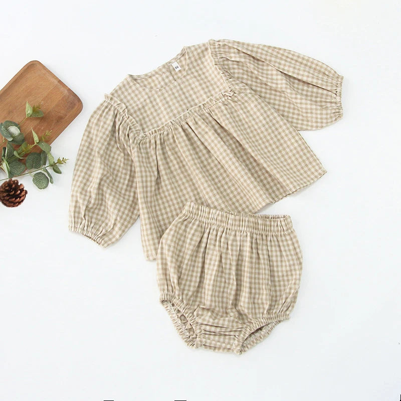 Organic Gingham Set