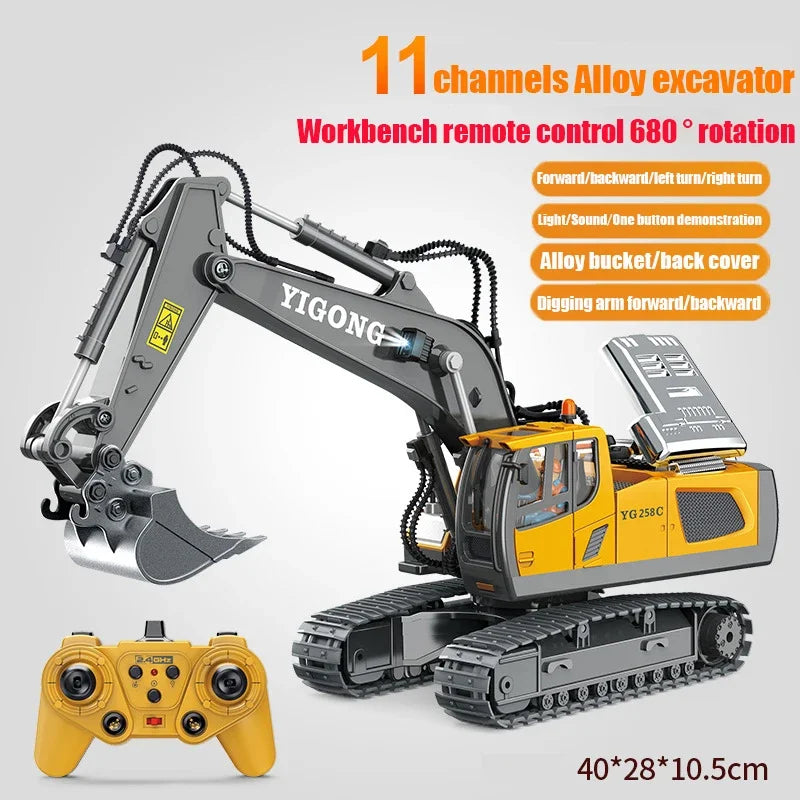 RC Alloy Remote Control Excavator