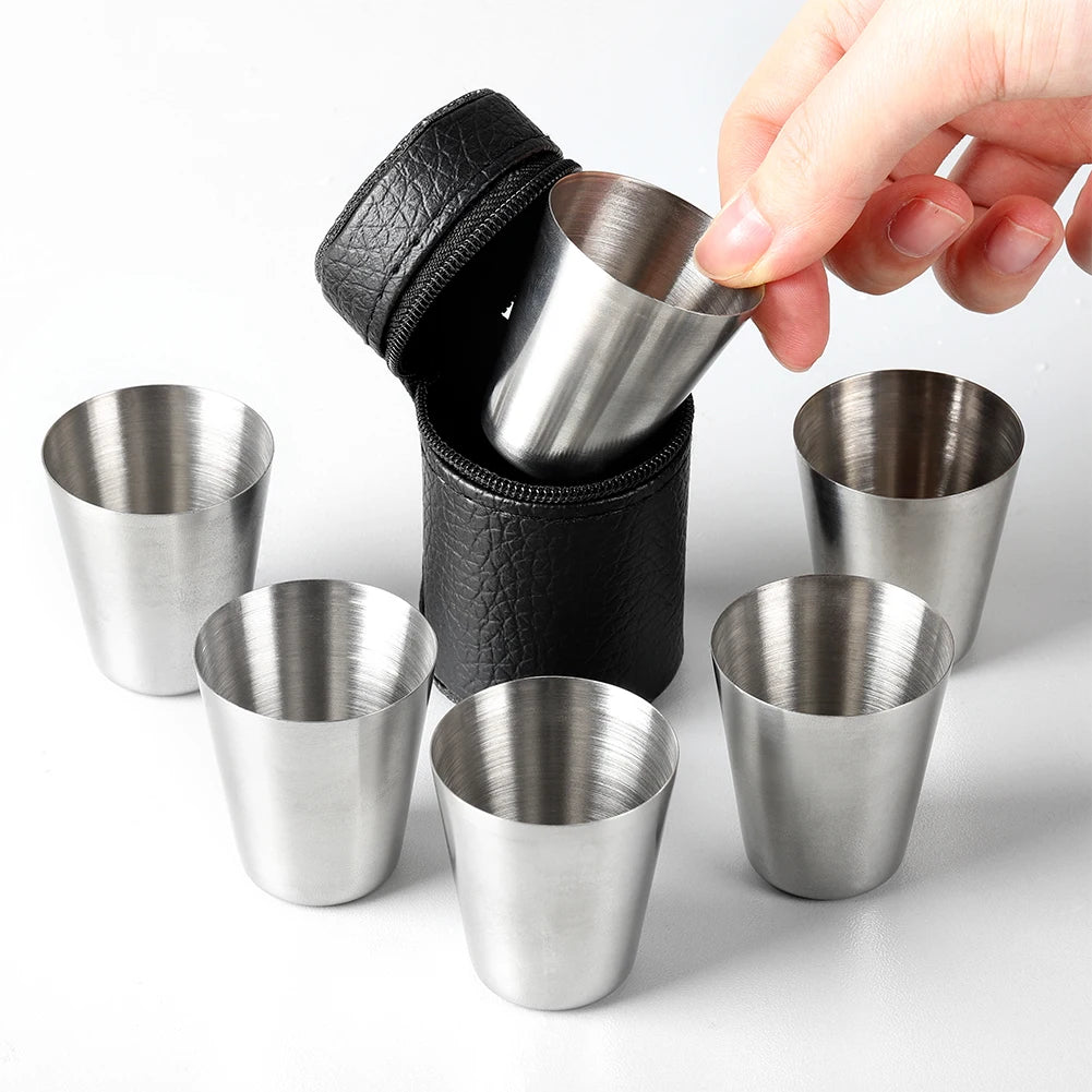 Mini Travel Stainless Steel Cup Set