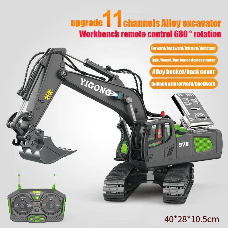 RC Alloy Remote Control Excavator