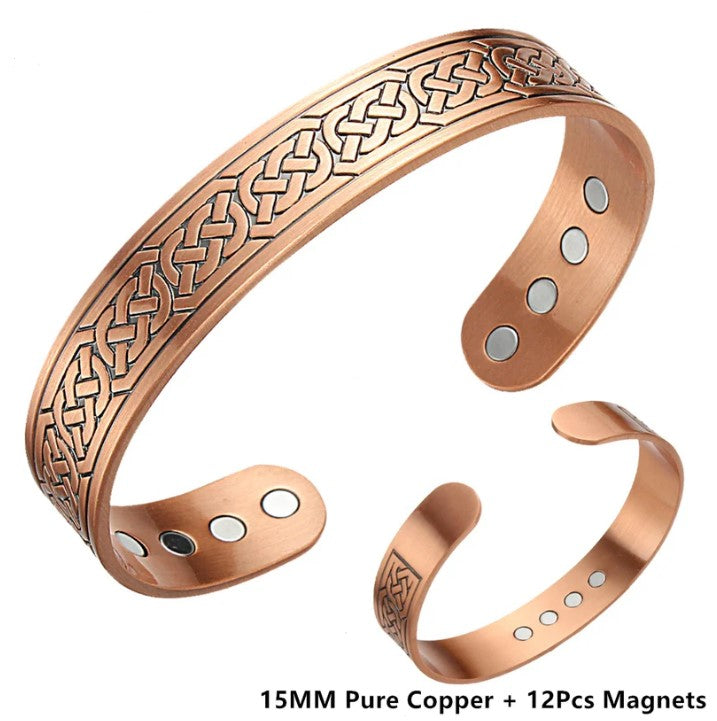 Wide Copper Bangle