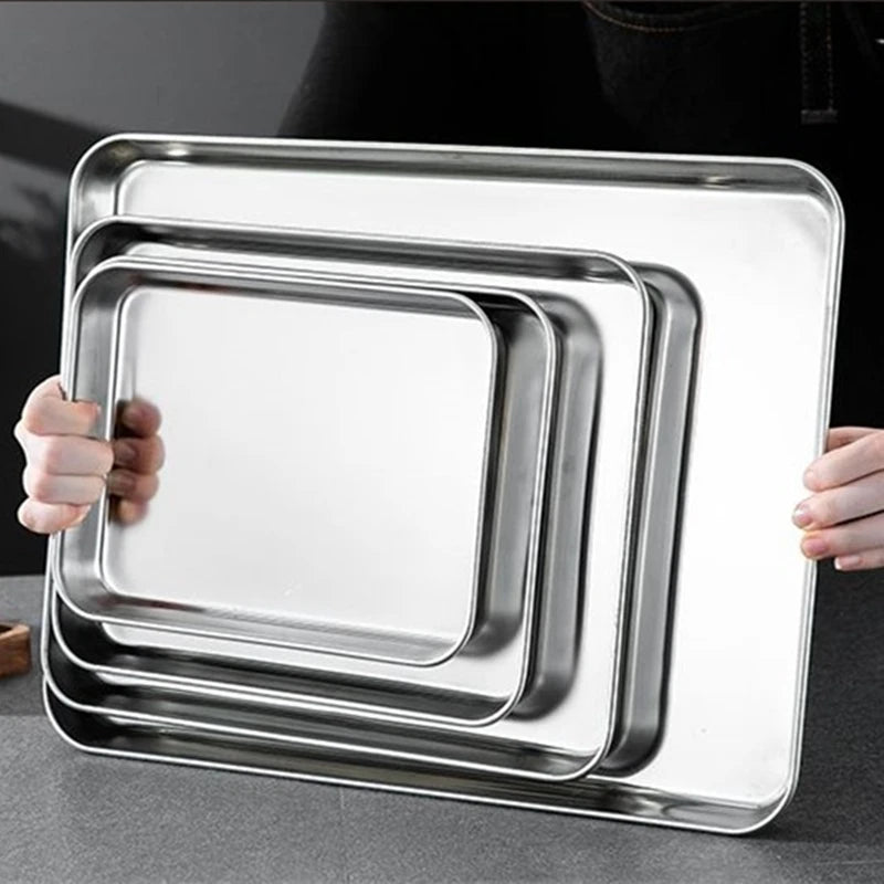 Rectangle Stainless Steel Trays