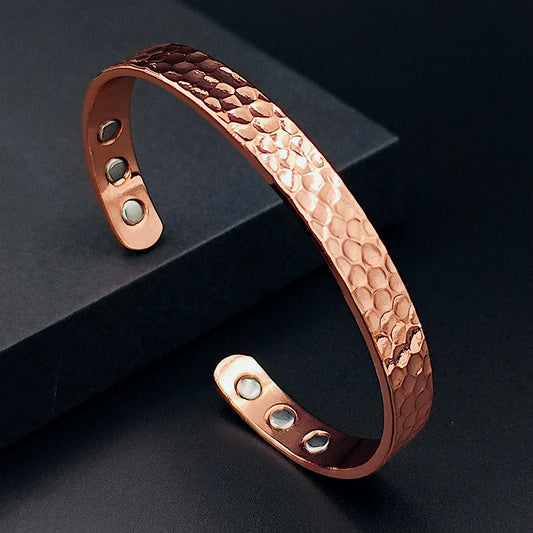 Copper Bracelet - Hammered finish