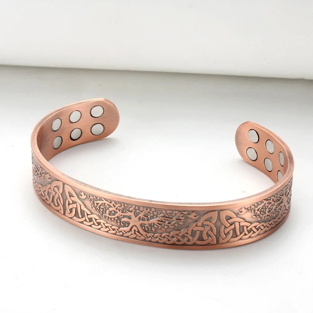 Wide Copper Bangle