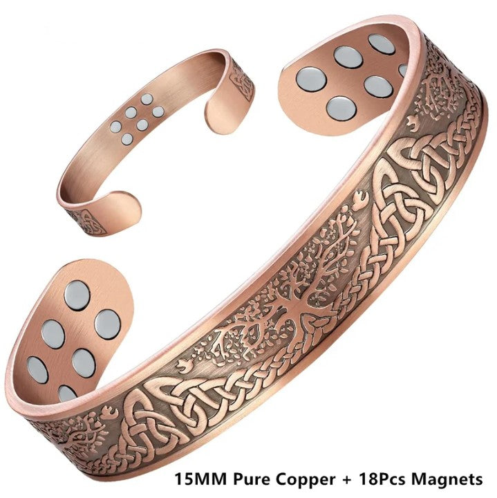 Wide Copper Bangle