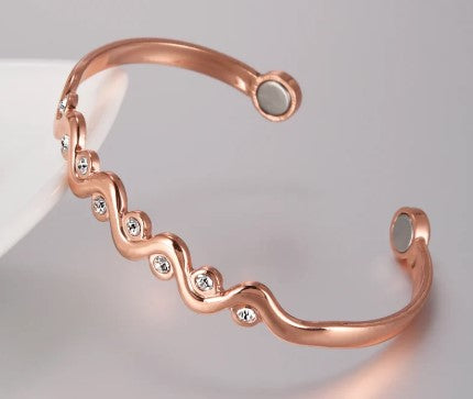 Copper & Cubic Zirconia Bracelet